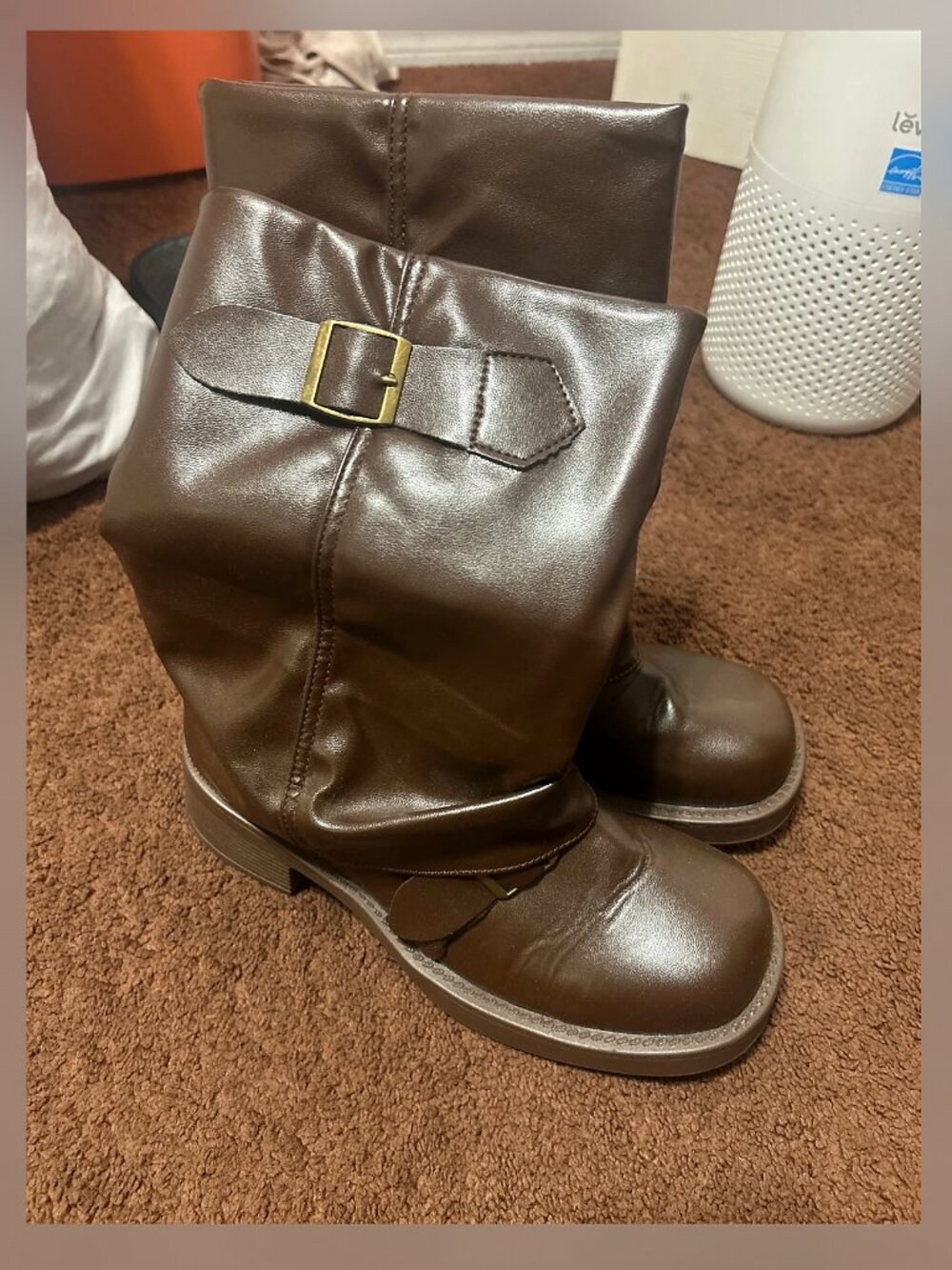 Brown boots